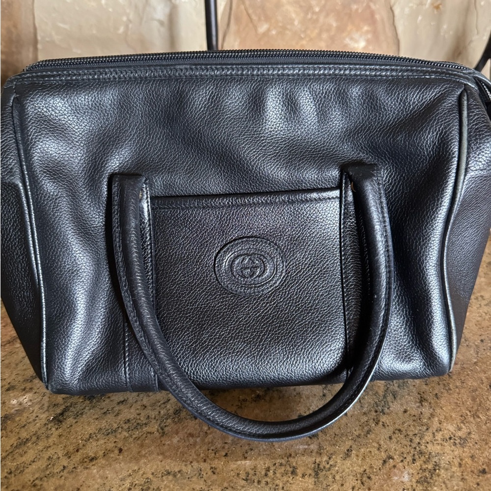 Gucci Black Leather Handbag